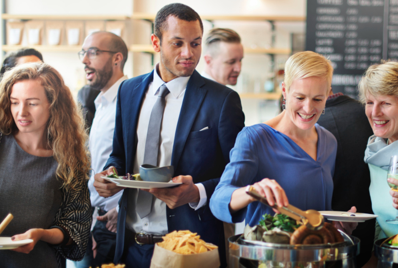 Buffet, lunch, or dinner - making smart menu choices goes a long way to maintaining a healthy lifestyle on your business trip.