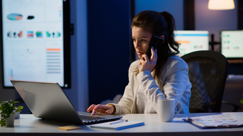 Working late and sacrificing your sleep cycle isn't beneficial for your short or long term health or fitness goals.