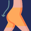 buttocks